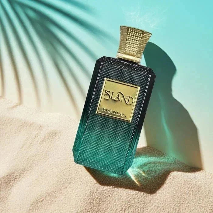 Khadlaj Island Extrait De Parfum Spray for Unisex by Spacewallart, 3.4 oz/100ml bottle with elegant fragrance packaging