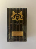 Parfums de Marly Godolphin Eau de Parfum for Men, 4.2 oz, featuring a sleek bottle with a dark cap and elegant design.